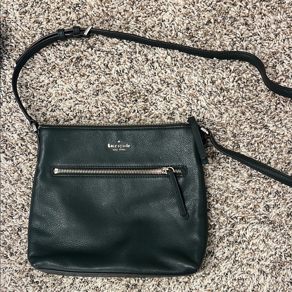 Kate Spade Dark Green Crossbody Bag